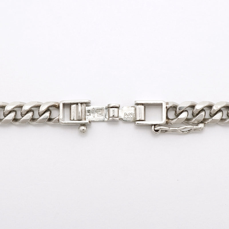 【6khh0056】喜平 ネックレス Pt850 プラチナ 8面 シングル 40.6cm 30.2g キヘイ【中古】メンズ レディース ユニセックス