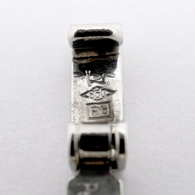 【6khh0056】喜平 ネックレス Pt850 プラチナ 8面 シングル 40.6cm 30.2g キヘイ【中古】メンズ レディース ユニセックス