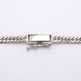 【6khh0057】喜平 ネックレス Pt850 プラチナ 6面 ダブル 50.1cm 20.3g キヘイ【中古】メンズ レディース ユニセックス