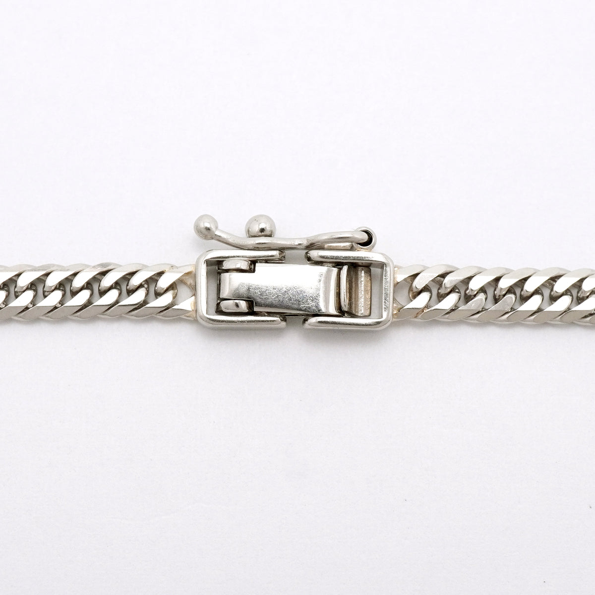 【6khh0057】喜平 ネックレス Pt850 プラチナ 6面 ダブル 50.1cm 20.3g キヘイ【中古】メンズ レディース ユニセックス