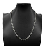 【6khh0058】喜平 ネックレス Pt850 プラチナ 6面 ダブル 50.5cm 50.3g キヘイ【中古】メンズ レディース ユニセックス