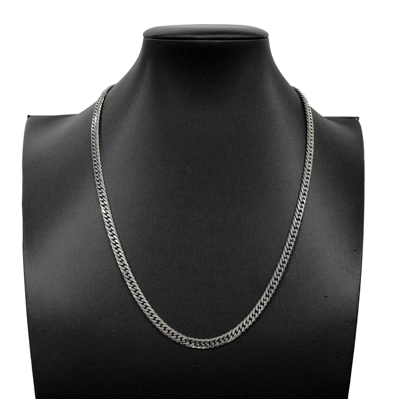 【6khh0058】喜平 ネックレス Pt850 プラチナ 6面 ダブル 50.5cm 50.3g キヘイ【中古】メンズ レディース ユニセックス