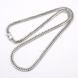【6khh0058】喜平 ネックレス Pt850 プラチナ 6面 ダブル 50.5cm 50.3g キヘイ【中古】メンズ レディース ユニセックス