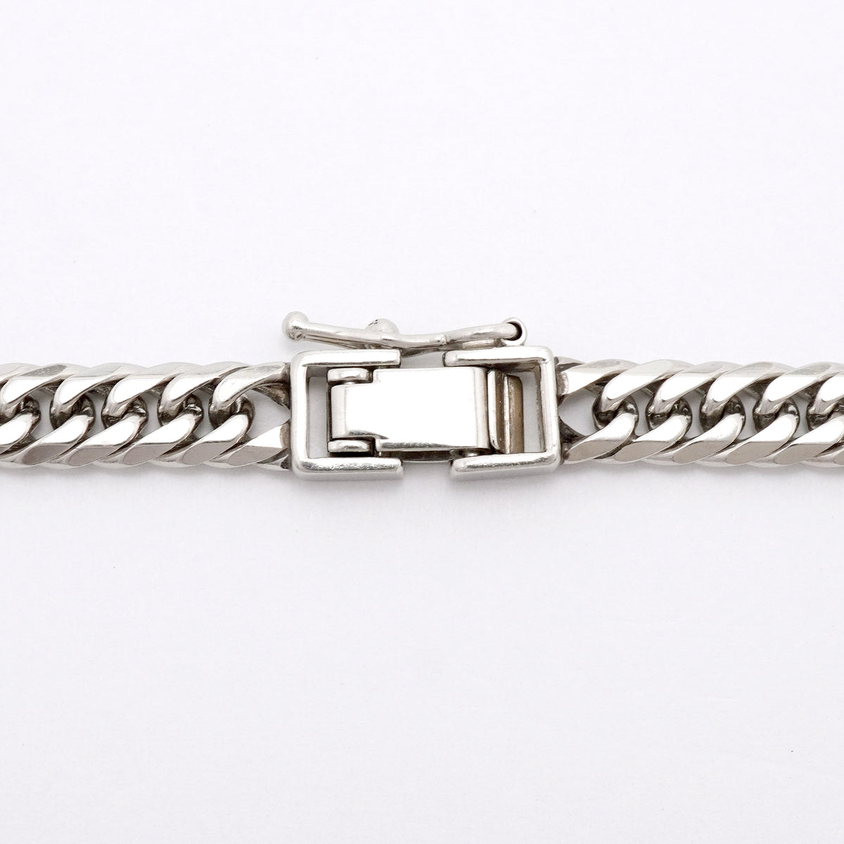 【6khh0058】喜平 ネックレス Pt850 プラチナ 6面 ダブル 50.5cm 50.3g キヘイ【中古】メンズ レディース ユニセックス