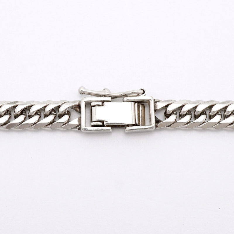 【6khh0058】喜平 ネックレス Pt850 プラチナ 6面 ダブル 50.5cm 50.3g キヘイ【中古】メンズ レディース ユニセックス