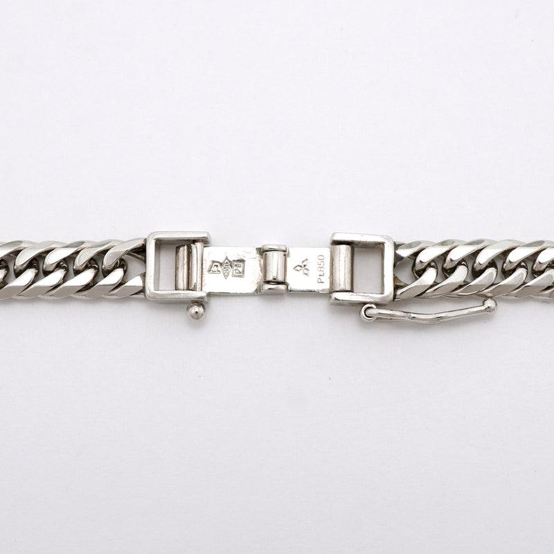 【6khh0058】喜平 ネックレス Pt850 プラチナ 6面 ダブル 50.5cm 50.3g キヘイ【中古】メンズ レディース ユニセックス