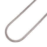 【6khh0059】喜平 ネックレス Pt850 プラチナ 6面 ダブル 50.6cm 30.7g キヘイ【中古】メンズ レディース ユニセックス
