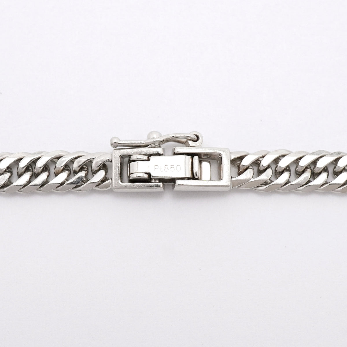 【6khh0059】喜平 ネックレス Pt850 プラチナ 6面 ダブル 50.6cm 30.7g キヘイ【中古】メンズ レディース ユニセックス