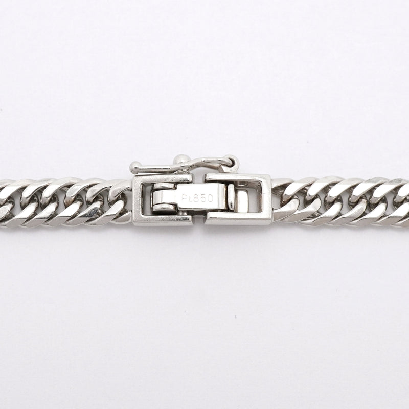 【6khh0059】喜平 ネックレス Pt850 プラチナ 6面 ダブル 50.6cm 30.7g キヘイ【中古】メンズ レディース ユニセックス