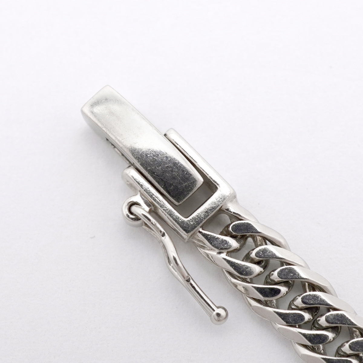 【6khh0059】喜平 ネックレス Pt850 プラチナ 6面 ダブル 50.6cm 30.7g キヘイ【中古】メンズ レディース ユニセックス