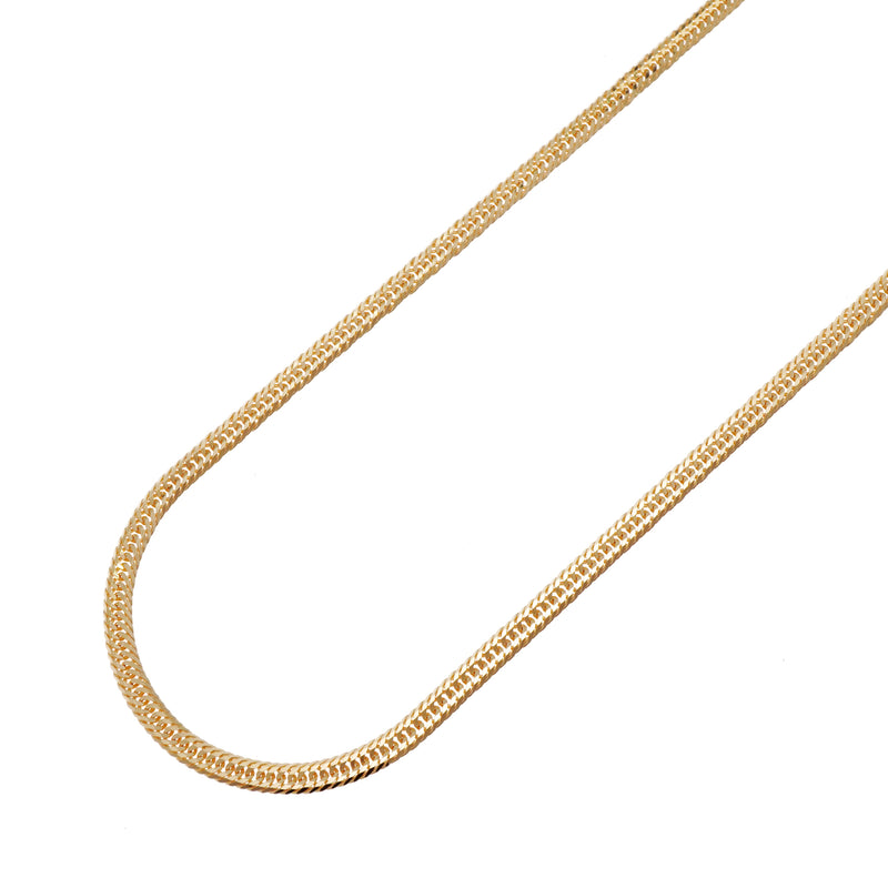 【6khh0060】喜平 ネックレス K18 ゴールド トリプル 12面 50.3cm 12.6g キヘイ 18金【中古】メンズ レディース ユニセックス