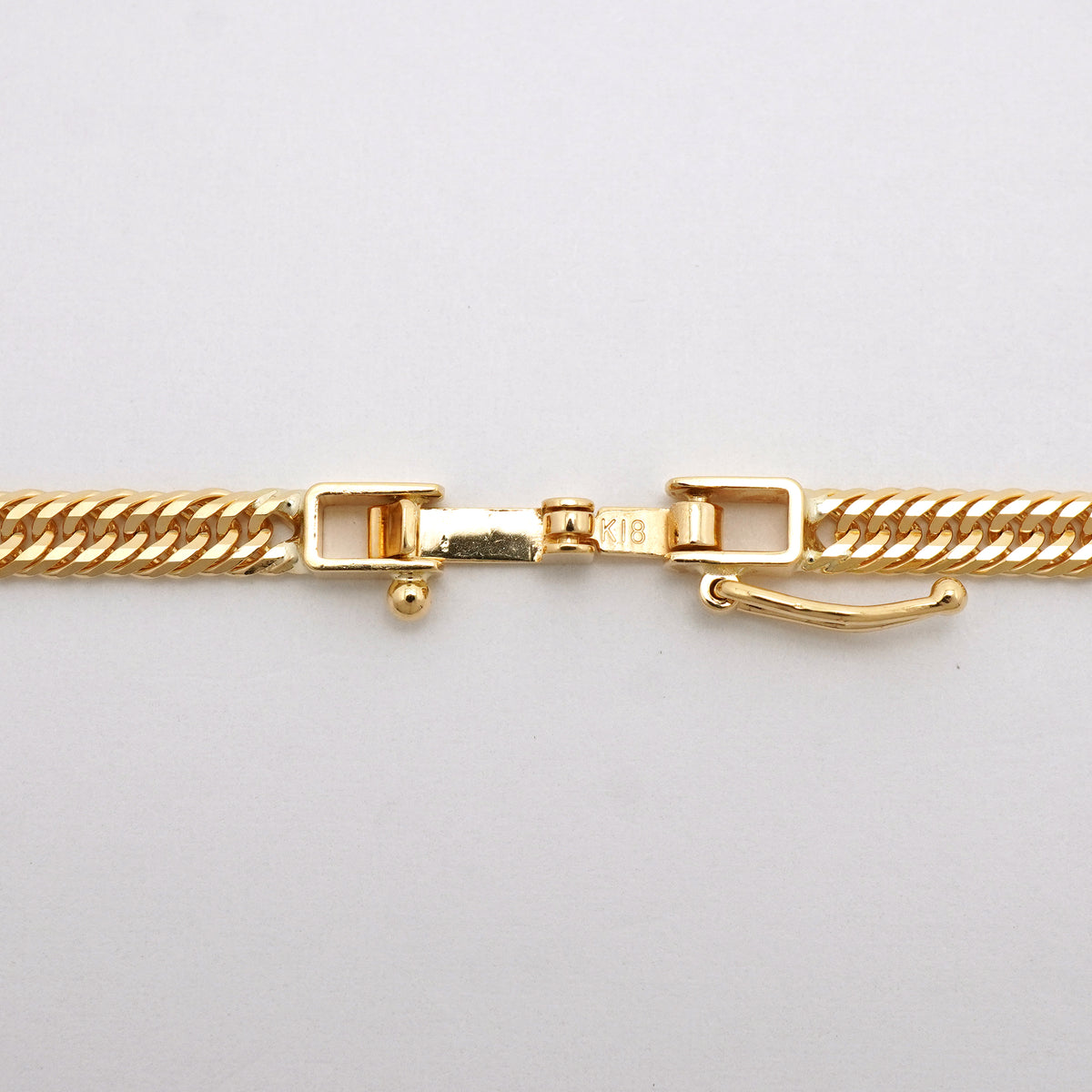 【6khh0060】喜平 ネックレス K18 ゴールド トリプル 12面 50.3cm 12.6g キヘイ 18金【中古】メンズ レディース ユニセックス