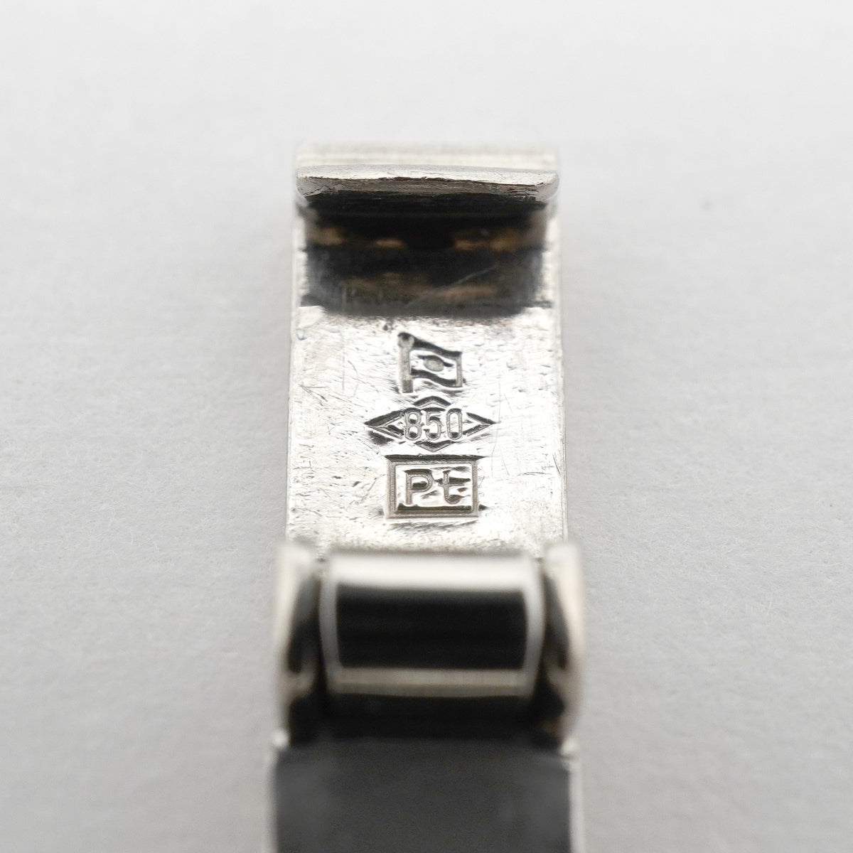 【6khh0061】喜平 ブレスレット Pt850 プラチナ 6面 ダブル 20.4cm 20.4g キヘイ【中古】メンズ レディース ユニセックス