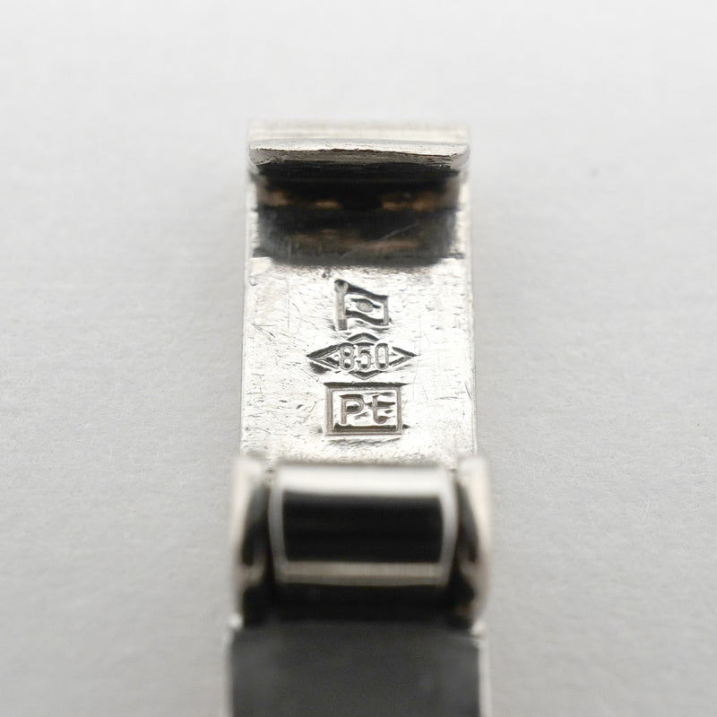 【6khh0061】喜平 ブレスレット Pt850 プラチナ 6面 ダブル 20.4cm 20.4g キヘイ【中古】メンズ レディース ユニセックス