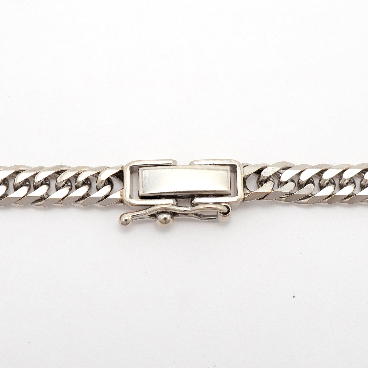 【6khh0062】喜平 ネックレス Pt850 プラチナ 6面 ダブル 50.6cm 30.3g キヘイ【中古】メンズ レディース ユニセックス
