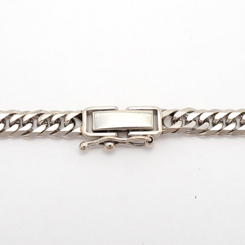 【6khh0062】喜平 ネックレス Pt850 プラチナ 6面 ダブル 50.6cm 30.3g キヘイ【中古】メンズ レディース ユニセックス