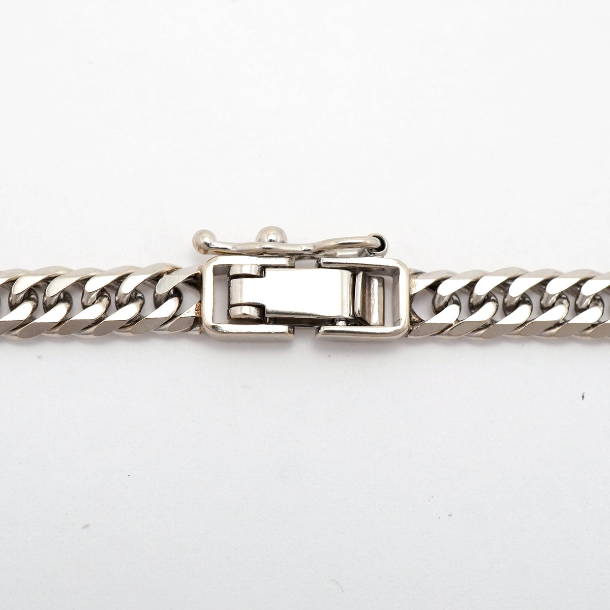 【6khh0062】喜平 ネックレス Pt850 プラチナ 6面 ダブル 50.6cm 30.3g キヘイ【中古】メンズ レディース ユニセックス