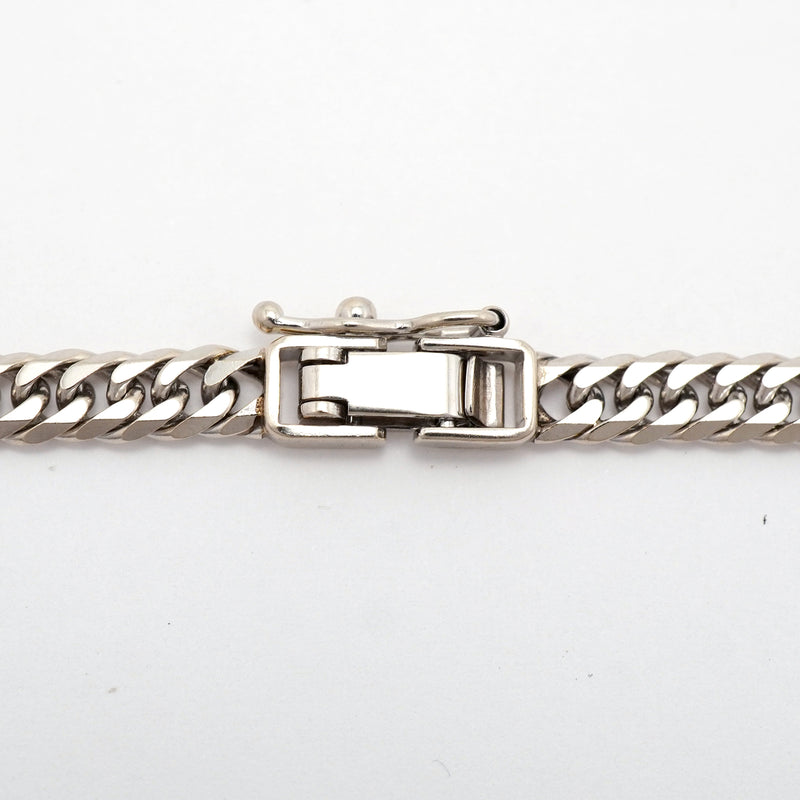 【6khh0062】喜平 ネックレス Pt850 プラチナ 6面 ダブル 50.6cm 30.3g キヘイ【中古】メンズ レディース ユニセックス