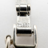 【6khh0062】喜平 ネックレス Pt850 プラチナ 6面 ダブル 50.6cm 30.3g キヘイ【中古】メンズ レディース ユニセックス