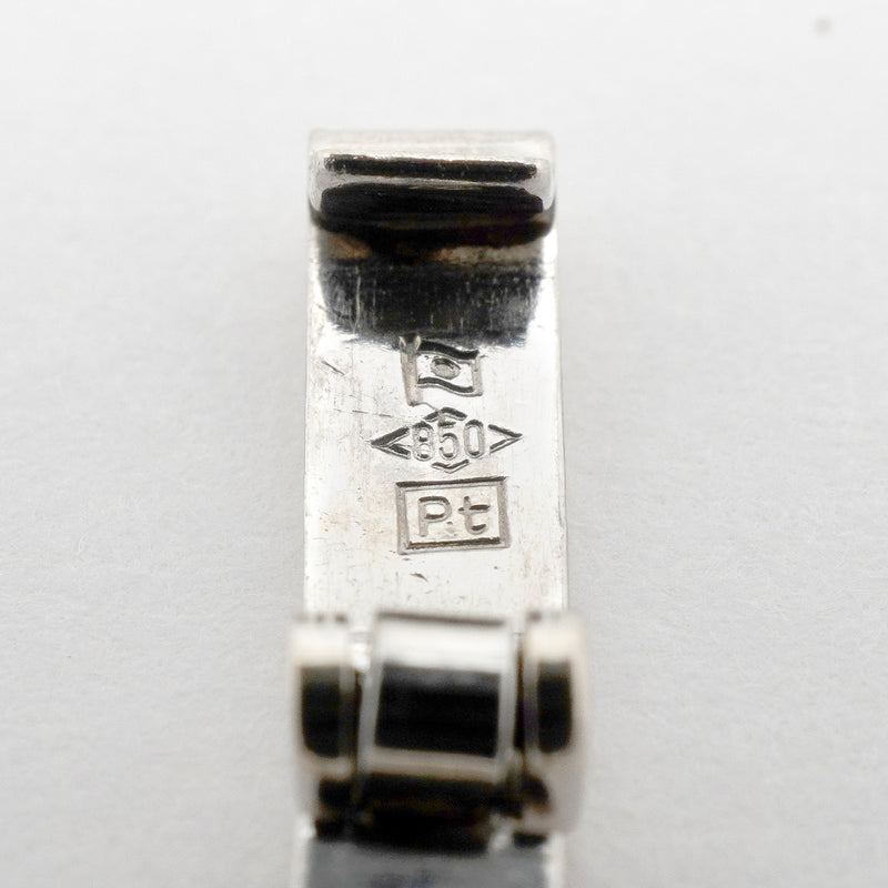 【6khh0062】喜平 ネックレス Pt850 プラチナ 6面 ダブル 50.6cm 30.3g キヘイ【中古】メンズ レディース ユニセックス