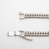 【6khh0064】喜平 ネックレス Pt850 プラチナ 6面 ダブル 20.1cm 20.2g キヘイ【中古】メンズ レディース ユニセックス