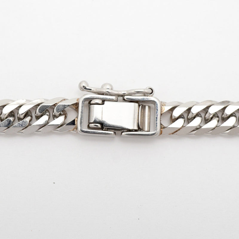 【6khh0064】喜平 ネックレス Pt850 プラチナ 6面 ダブル 20.1cm 20.2g キヘイ【中古】メンズ レディース ユニセックス