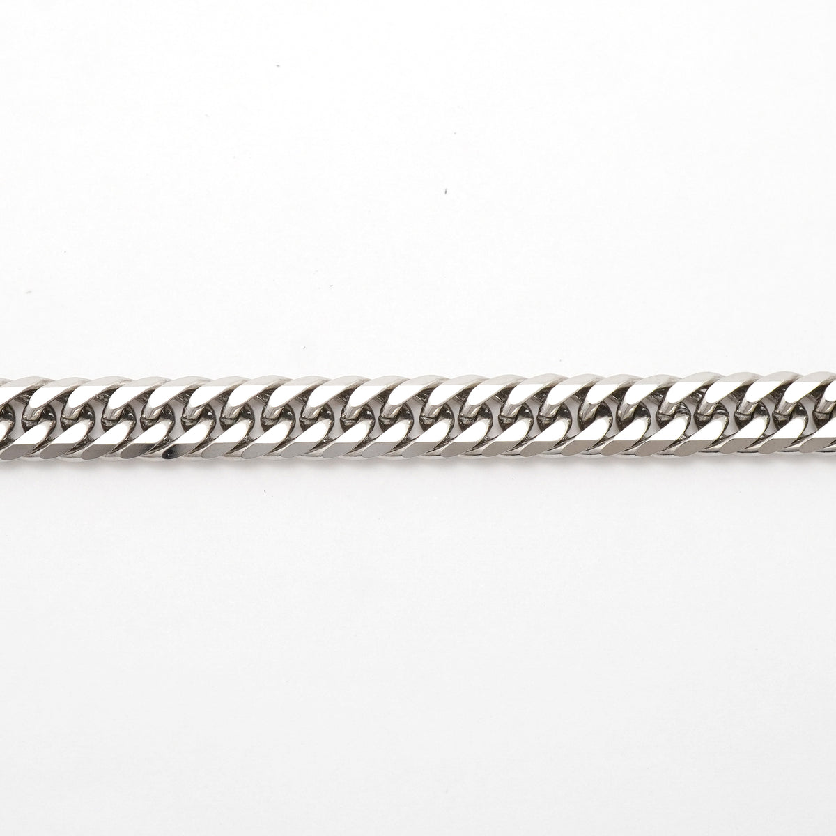 【6khh0065】喜平 ブレスレット Pt850 プラチナ 6面 ダブル 18.4cm 22.1g キヘイ【中古】メンズ レディース ユニセックス