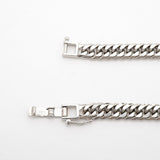 【6khh0065】喜平 ブレスレット Pt850 プラチナ 6面 ダブル 18.4cm 22.1g キヘイ【中古】メンズ レディース ユニセックス