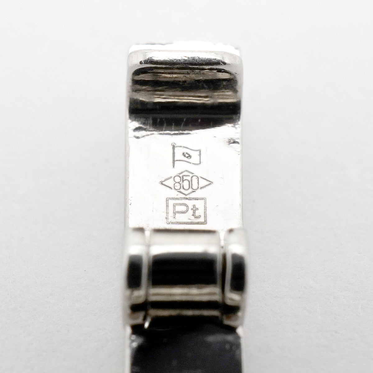 【6khh0065】喜平 ブレスレット Pt850 プラチナ 6面 ダブル 18.4cm 22.1g キヘイ【中古】メンズ レディース ユニセックス