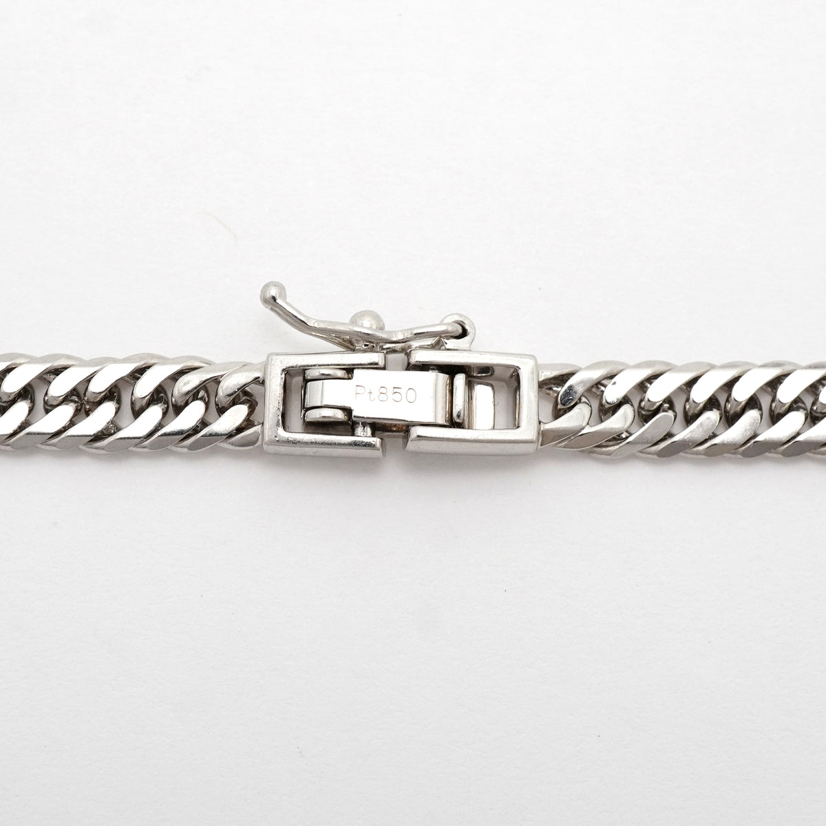 【6khh0066】喜平 ネックレス Pt850 プラチナ 6面 ダブル 50.5cm 30.6g キヘイ【中古】メンズ レディース ユニセックス