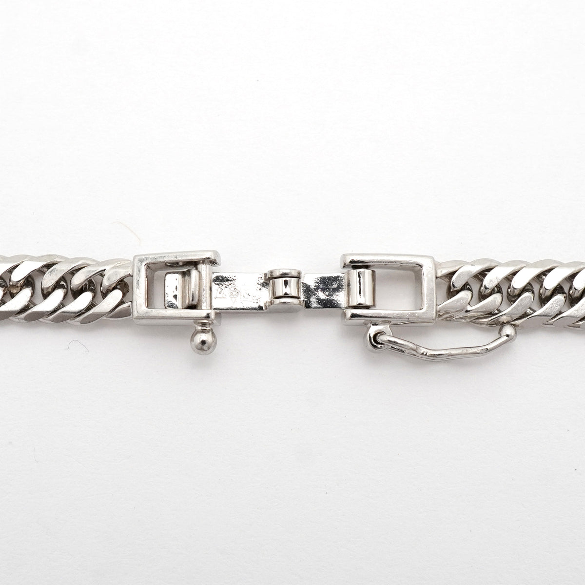 【6khh0066】喜平 ネックレス Pt850 プラチナ 6面 ダブル 50.5cm 30.6g キヘイ【中古】メンズ レディース ユニセックス