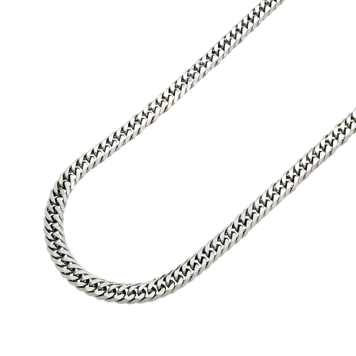 【6khh0068】喜平 ネックレス Pt850 プラチナ 6面 ダブル 50.5cm 51g キヘイ【中古】メンズ レディース ユニセックス