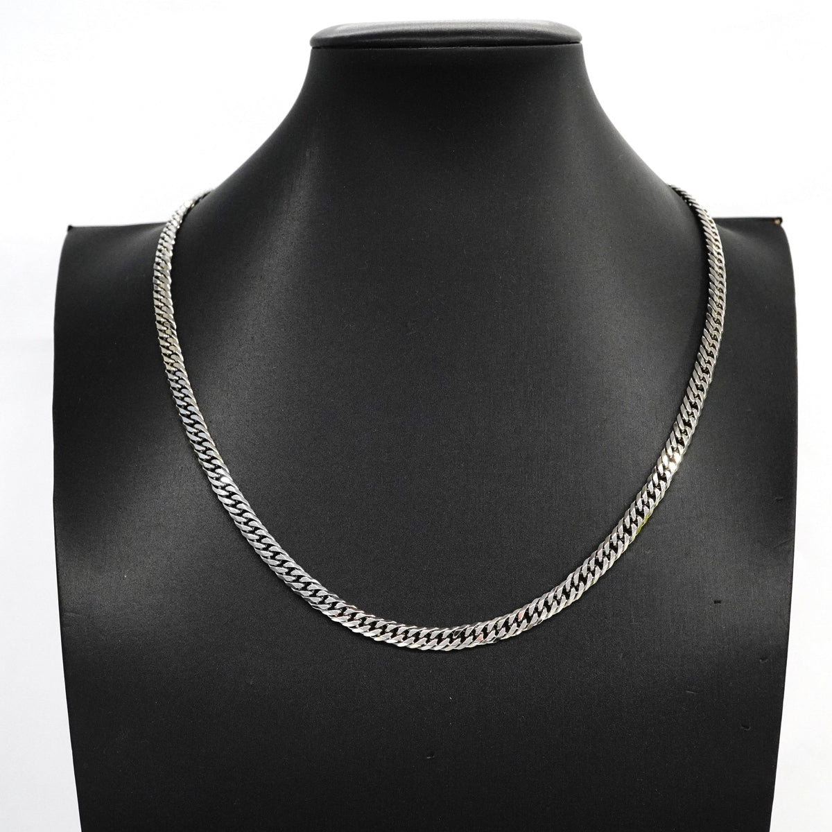 【6khh0068】喜平 ネックレス Pt850 プラチナ 6面 ダブル 50.5cm 51g キヘイ【中古】メンズ レディース ユニセックス