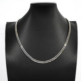 【6khh0068】喜平 ネックレス Pt850 プラチナ 6面 ダブル 50.5cm 51g キヘイ【中古】メンズ レディース ユニセックス