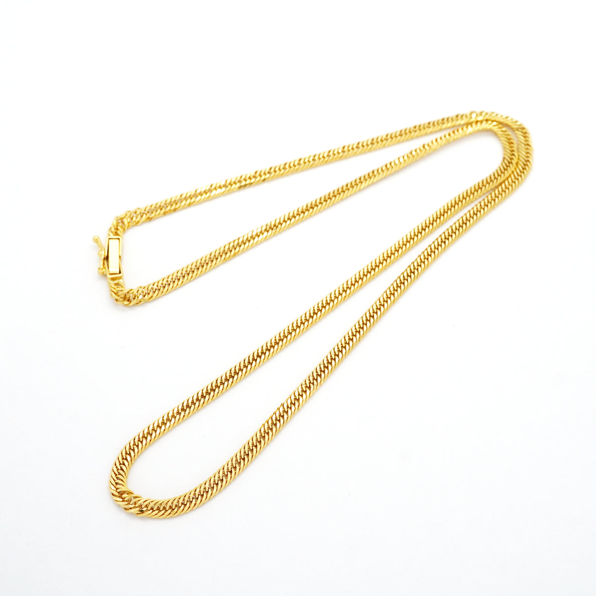 【6khh0069】喜平 ネックレス K18 ゴールド トリプル 12面 45.4cm 11.2g キヘイ 18金【中古】メンズ レディース ユニセックス