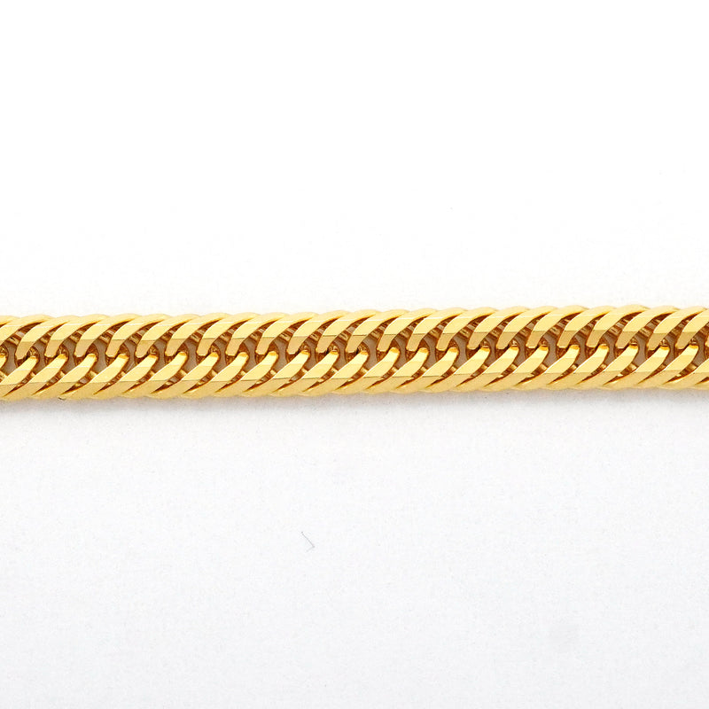 【6khh0069】喜平 ネックレス K18 ゴールド トリプル 12面 45.4cm 11.2g キヘイ 18金【中古】メンズ レディース ユニセックス