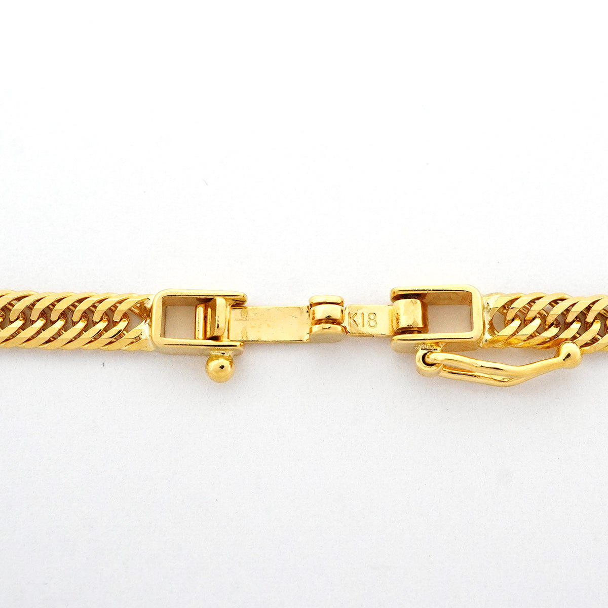 【6khh0069】喜平 ネックレス K18 ゴールド トリプル 12面 45.4cm 11.2g キヘイ 18金【中古】メンズ レディース ユニセックス