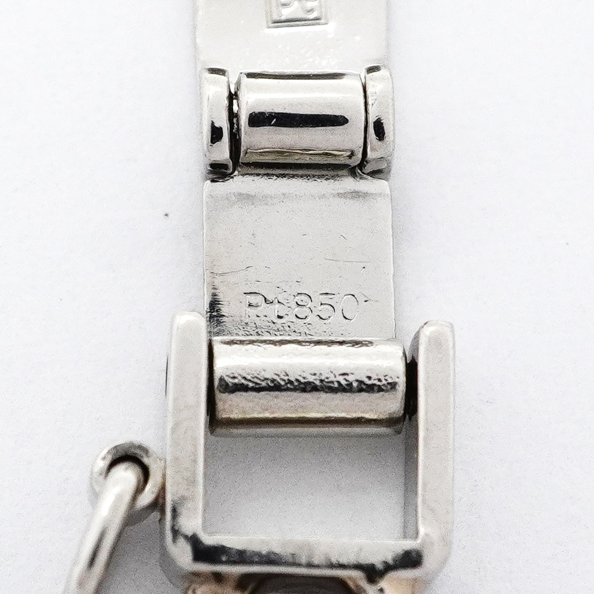【6khh0070】喜平 ブレスレット Pt850 プラチナ 8面 シングル 19cm 20.2g キヘイ【中古】メンズ レディース ユニセックス