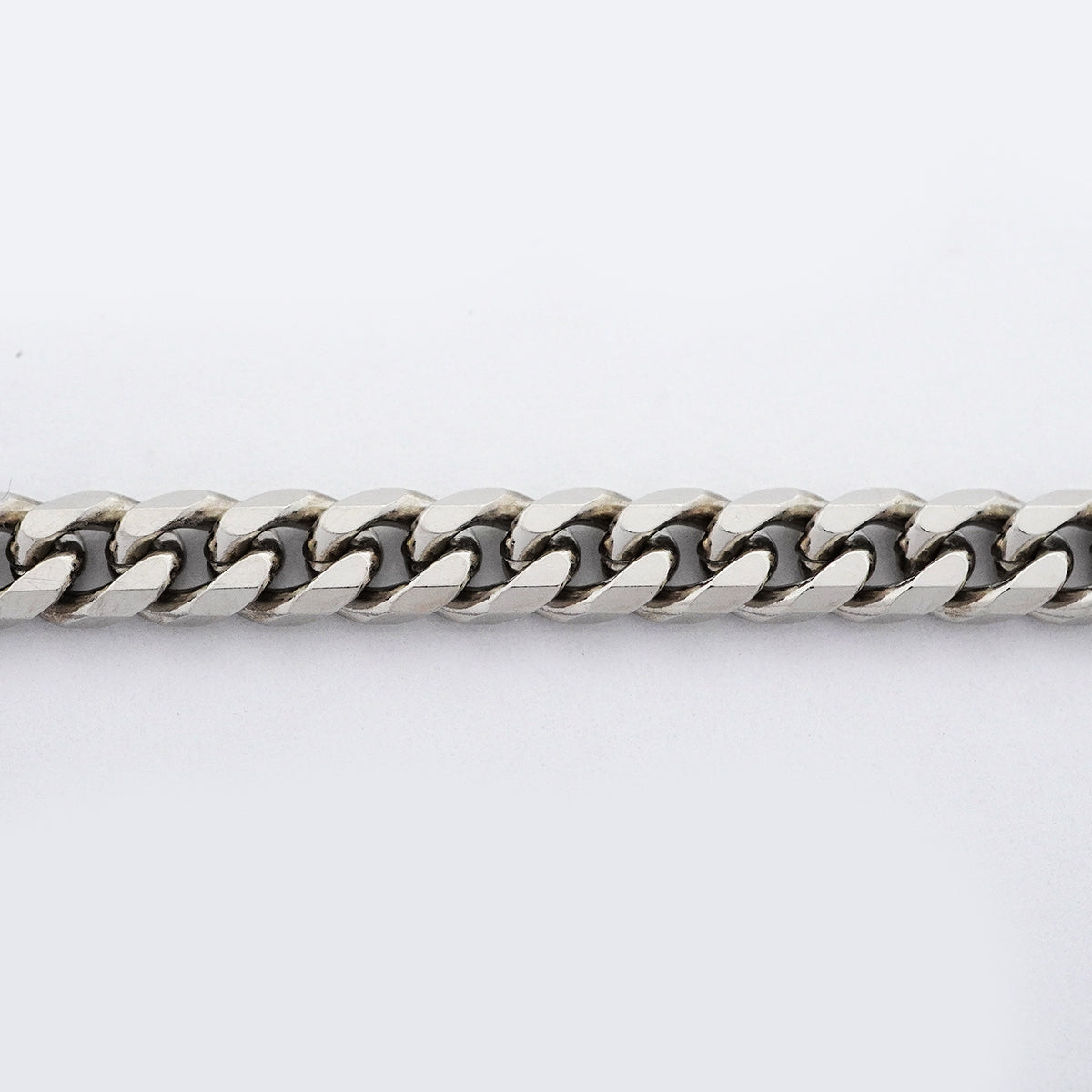 【6khh0070】喜平 ブレスレット Pt850 プラチナ 8面 シングル 19cm 20.2g キヘイ【中古】メンズ レディース ユニセックス