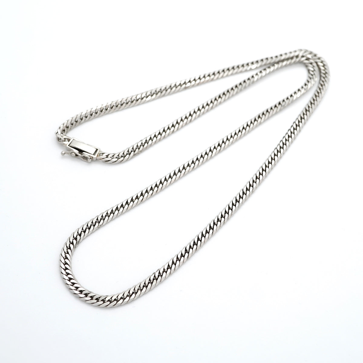 【6khh0071】喜平 ネックレス Pt850 プラチナ 6面 ダブル 50.1cm 30.2g キヘイ【中古】メンズ レディース ユニセックス