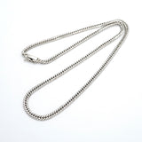 【6khh0071】喜平 ネックレス Pt850 プラチナ 6面 ダブル 50.1cm 30.2g キヘイ【中古】メンズ レディース ユニセックス