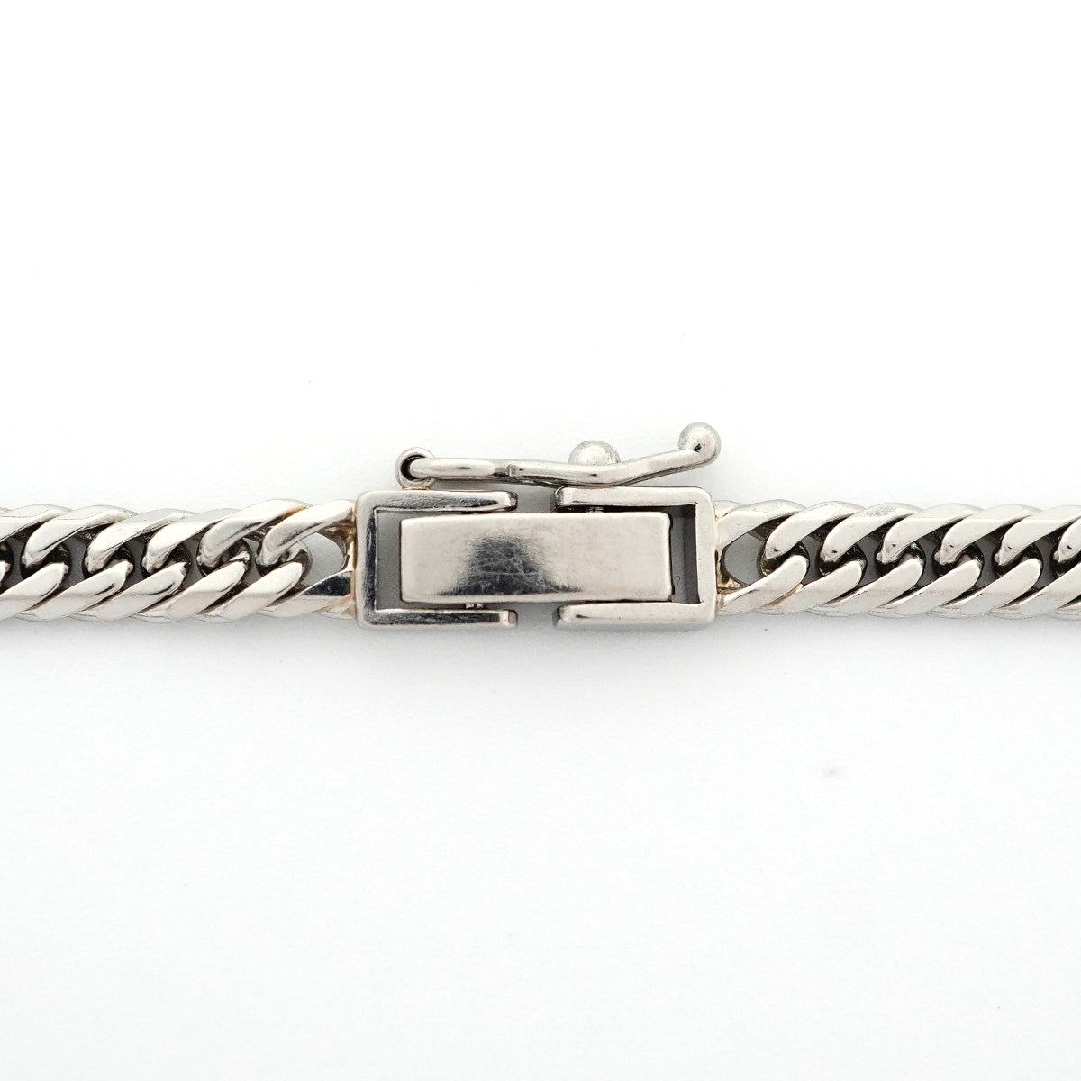 【6khh0071】喜平 ネックレス Pt850 プラチナ 6面 ダブル 50.1cm 30.2g キヘイ【中古】メンズ レディース ユニセックス