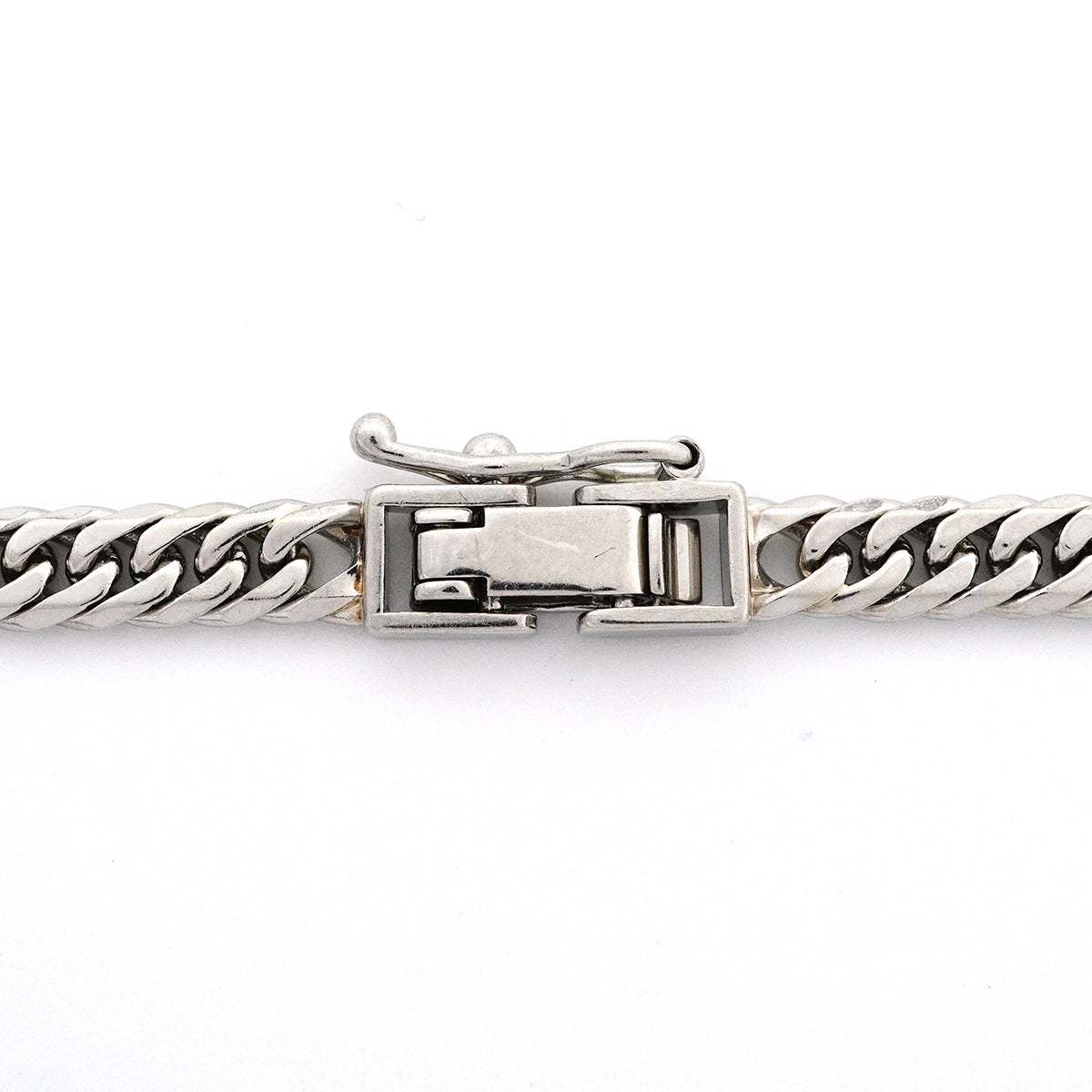 【6khh0071】喜平 ネックレス Pt850 プラチナ 6面 ダブル 50.1cm 30.2g キヘイ【中古】メンズ レディース ユニセックス