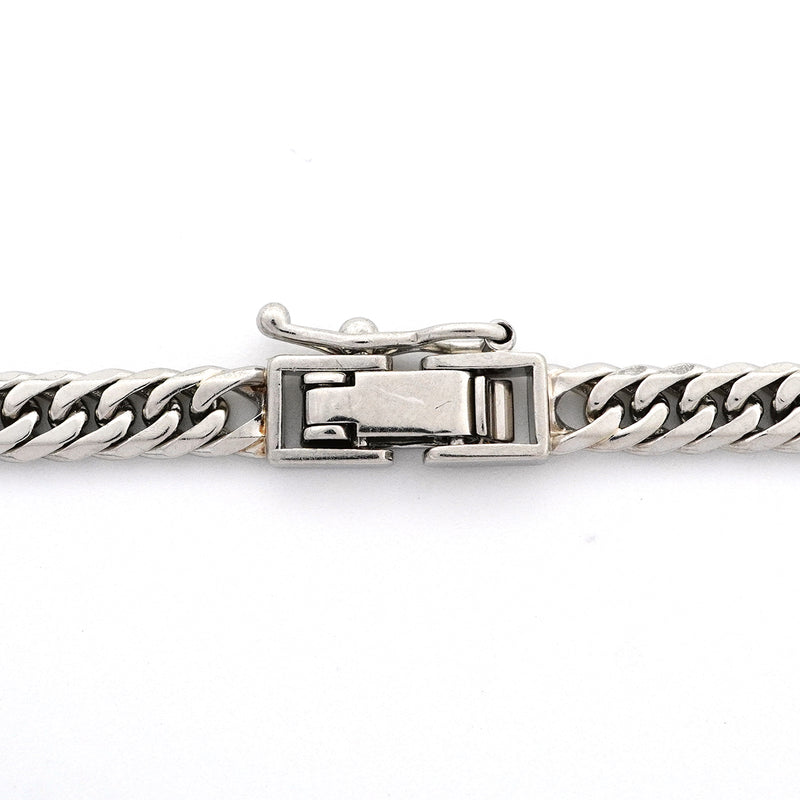 【6khh0071】喜平 ネックレス Pt850 プラチナ 6面 ダブル 50.1cm 30.2g キヘイ【中古】メンズ レディース ユニセックス
