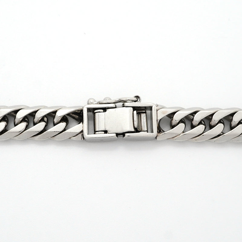 【6khh0073】喜平 ネックレス Pt850 プラチナ 6面 ダブル 51.7cm 99.7g キヘイ【中古】メンズ レディース ユニセックス