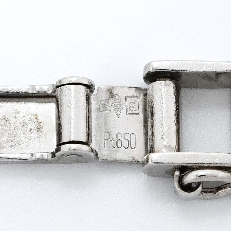 【6khh0073】喜平 ネックレス Pt850 プラチナ 6面 ダブル 51.7cm 99.7g キヘイ【中古】メンズ レディース ユニセックス