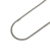 【6khh0074】喜平 ネックレス Pt850 プラチナ 6面 ダブル 50.2cm 30.4g キヘイ【中古】メンズ レディース ユニセックス