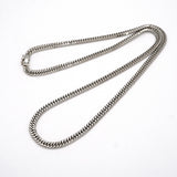 【6khh0074】喜平 ネックレス Pt850 プラチナ 6面 ダブル 50.2cm 30.4g キヘイ【中古】メンズ レディース ユニセックス