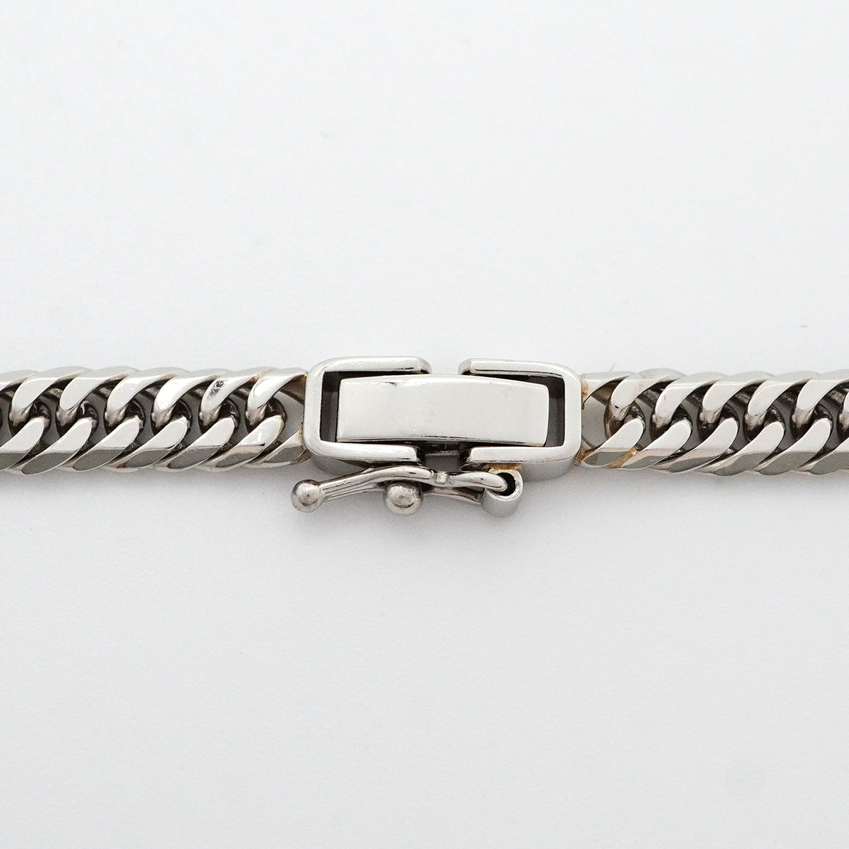 【6khh0074】喜平 ネックレス Pt850 プラチナ 6面 ダブル 50.2cm 30.4g キヘイ【中古】メンズ レディース ユニセックス