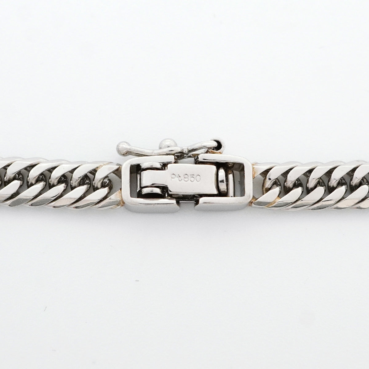 【6khh0074】喜平 ネックレス Pt850 プラチナ 6面 ダブル 50.2cm 30.4g キヘイ【中古】メンズ レディース ユニセックス